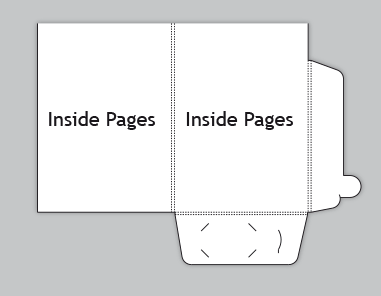 PF-5 One Flap with Gusset Back Diagram