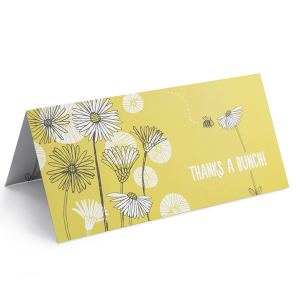 4pp DL folded to DL Greeting Card 350gsm Uncoated