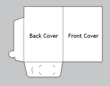 PF-5 One Flap with Gusset Front Diagram