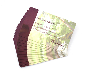 Business Cards With Round Corners