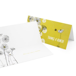 4pp DL folded Greeting Card 350gsm Uncoated