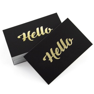 Business Cards 90x55mm Raised Metal Gold