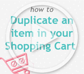 How to duplicate item in cart