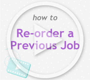How to reorder a previous job
