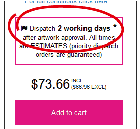 Dispatch Estimate