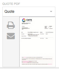 Screenshot of Quote PDF Thumbnail