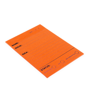 Bright Orange Stick-It Posting Notes