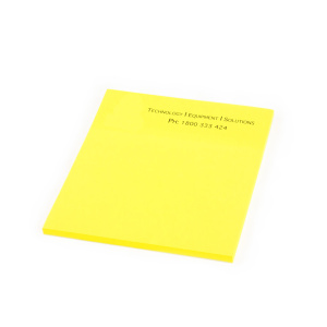 Bright Yellow Stick-It Posting Notes